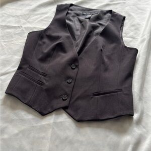 New York & Company Charcoal Vest